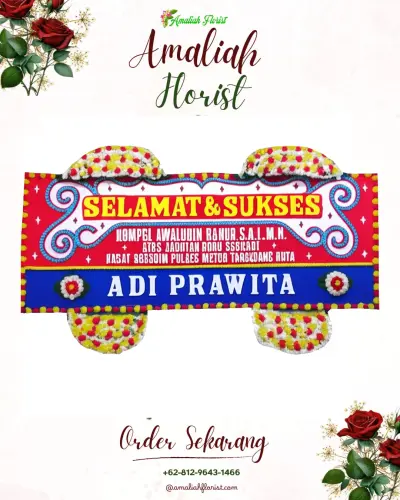 Karangan Bunga Ucapan Selamat di Tukadaya